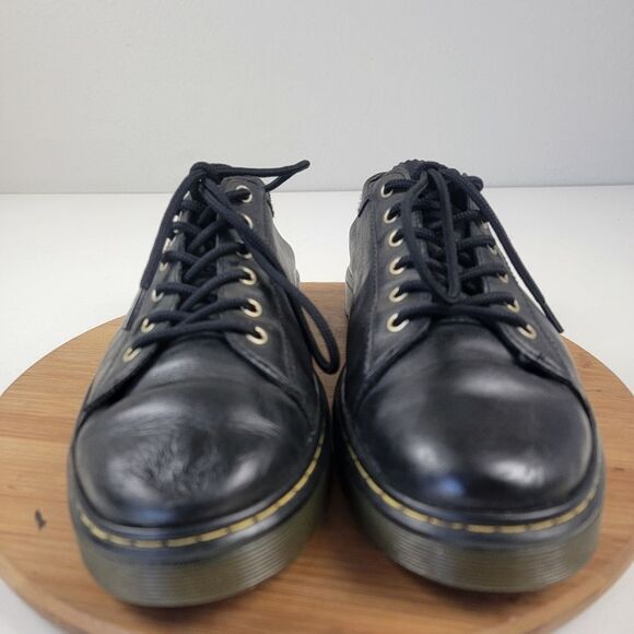 Doc Dr Martens Black Leather Shoes Mens Shoe Size 12 Farrell Lace Up - Picture 7 of 13